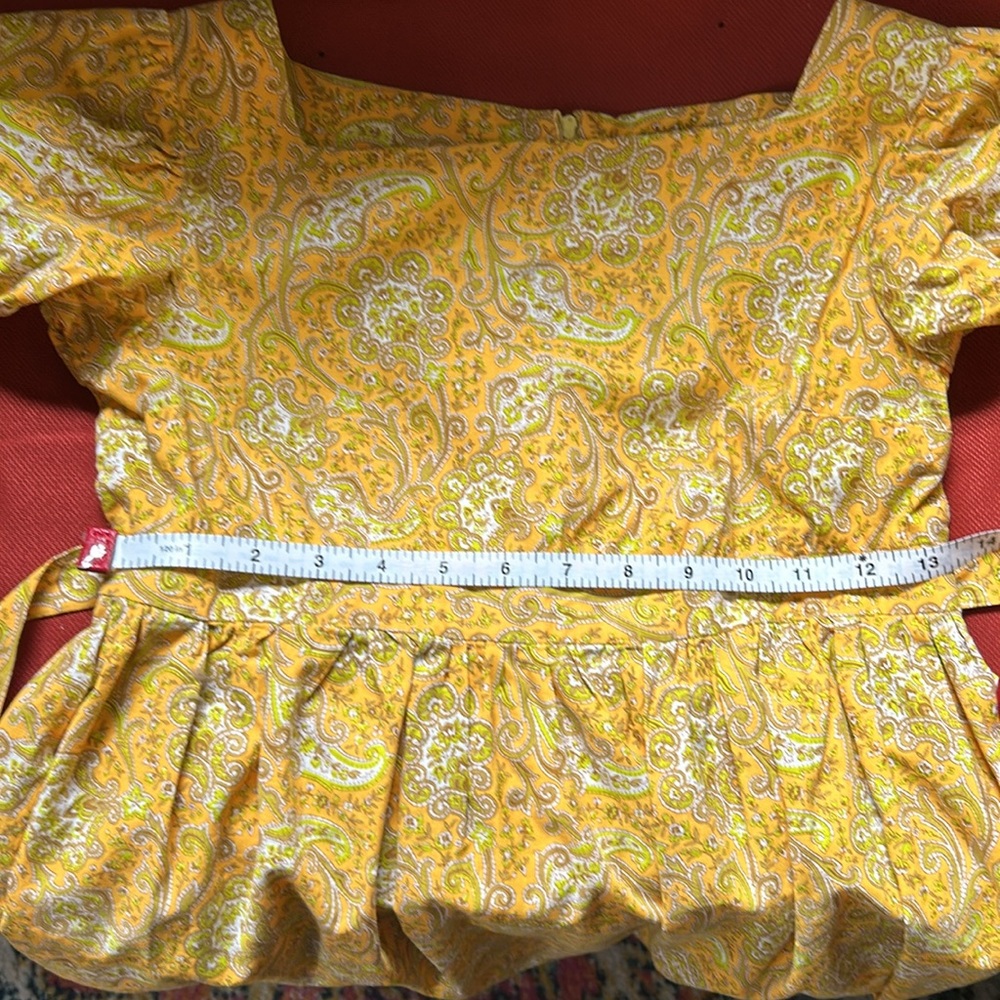 Vintage 70s Handmade Babydoll Dress XS - Picture 7 of 9